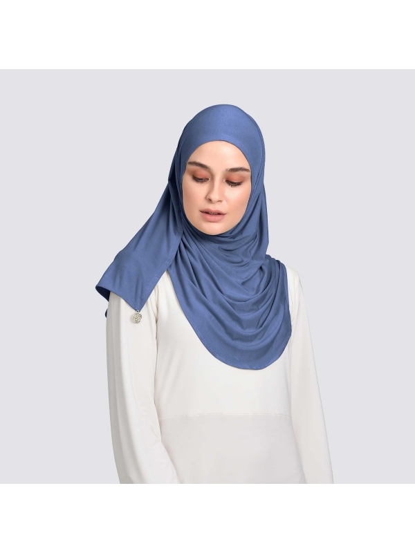 BABES PLAIN SEMI-INSTANT - COUNTRY BLUE