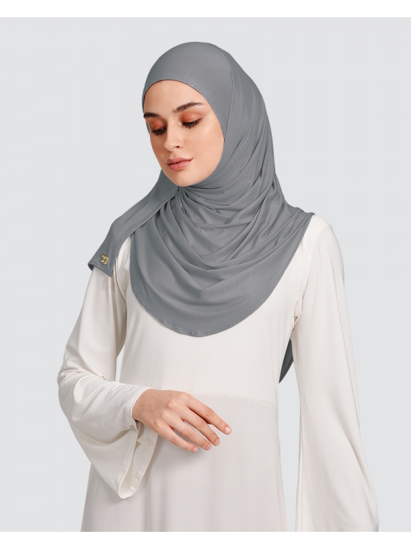 BABES PLAIN SEMI-INSTANT - SMOKEY GREY-GREEN