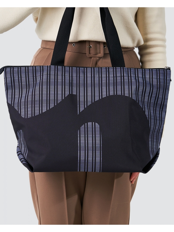 CASUAL SHOPPER BAG - BLACK