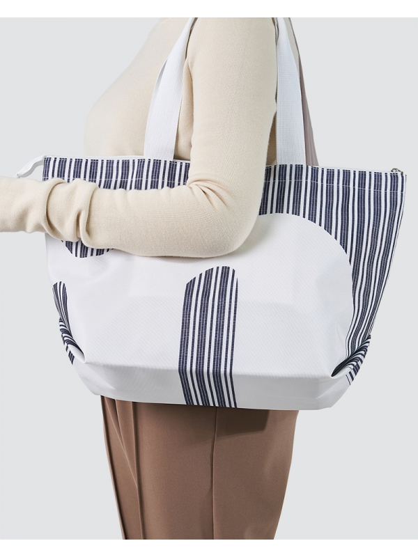 CASUAL SHOPPER BAG - WHITE