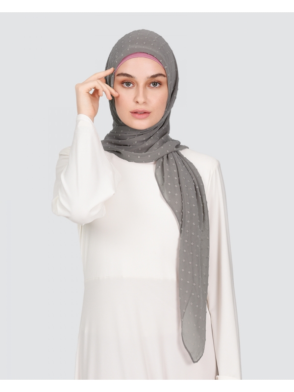 FIONA - MEDIUM GREY - RED