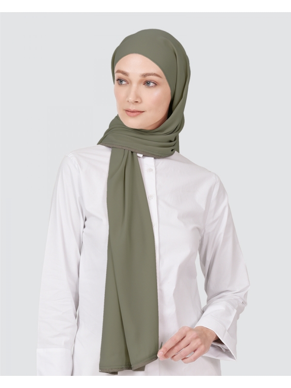 KATE PLAIN - DEEP DUSTY MOSS-GREEN