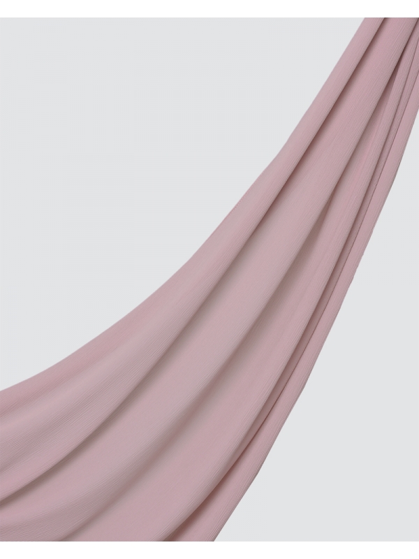 LINIA LINE CHIFFON SHAWL - VERY LIGHT MAUVE-PURPLE