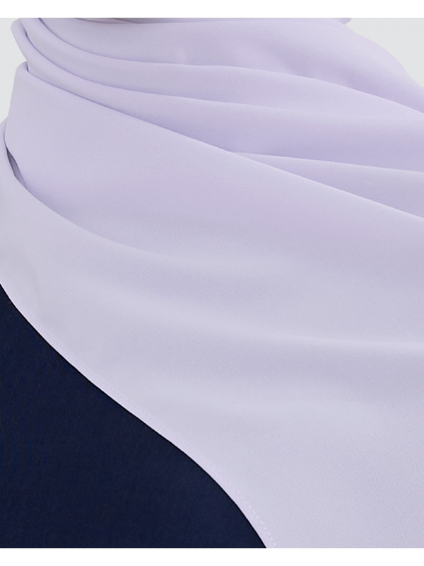 MAYA MATTE SATIN SHAWL - BRIGHT LAVENDER PURPLE