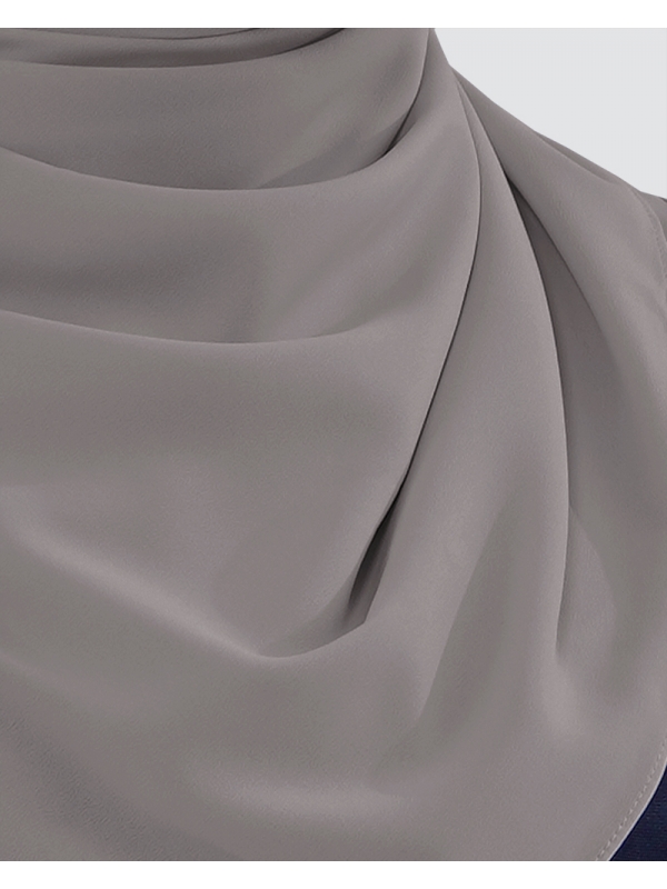 MAYA MATTE SATIN SQUARE - ASH GREY