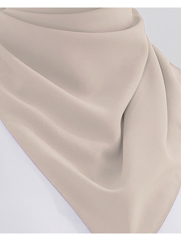 MAYA MATTE SATIN SQUARE - LIGHT CLAY