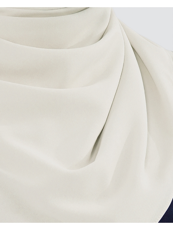 MAYA MATTE SATIN SQUARE - LIGHT WHITE