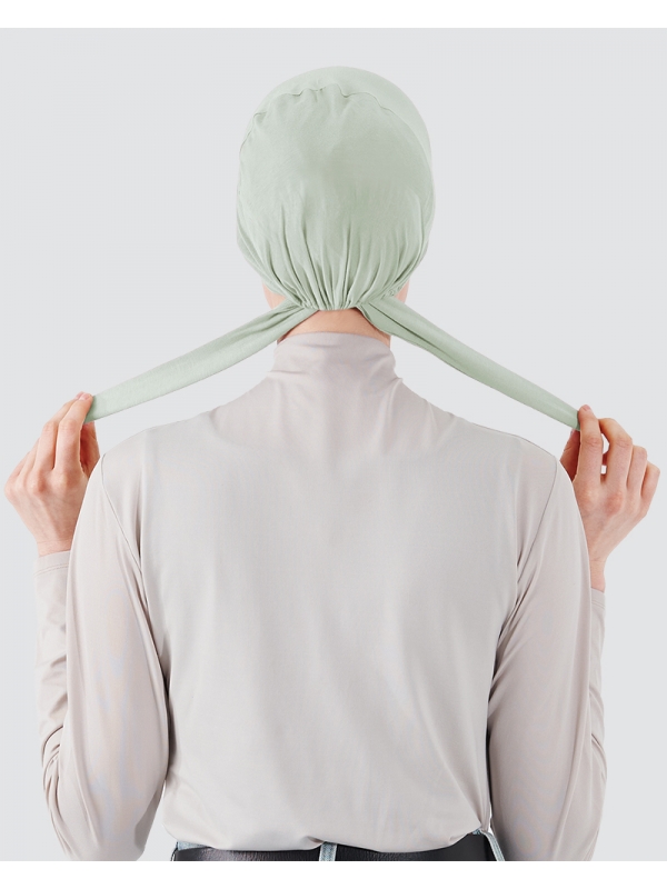 INNER TIE-BACK BASIC - DEEP SMOKEY TIFFANY GREEN