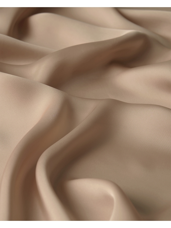 SWARA SATIN SHAWL - LIGHT DUSTY MUSHROOM