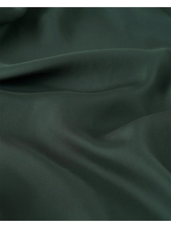 SWARA SATIN SHAWL - DARK GREEN