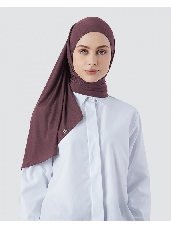 YURI STRETCH KNIT - DEEP MAUVE-RED