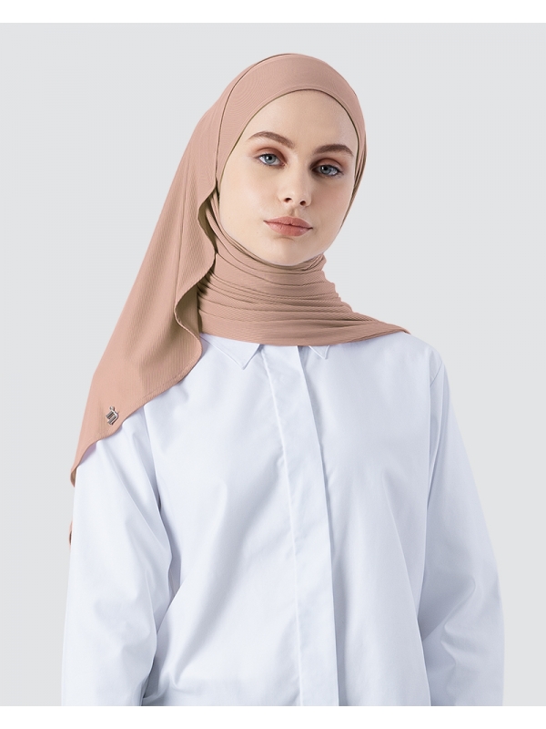 YURI STRETCH KNIT - LIGHT PALE PEACH
