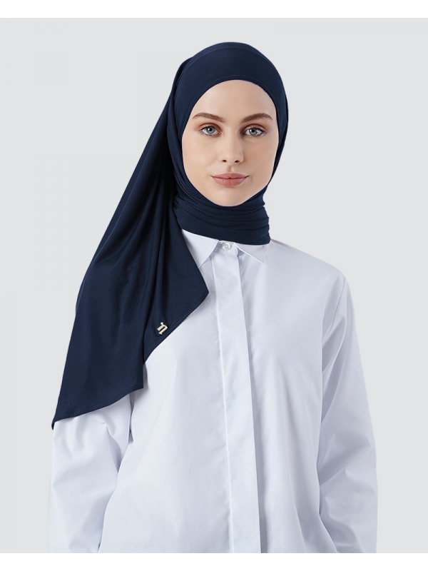 YURI STRETCH KNIT - SMOKEY DARK BLUE