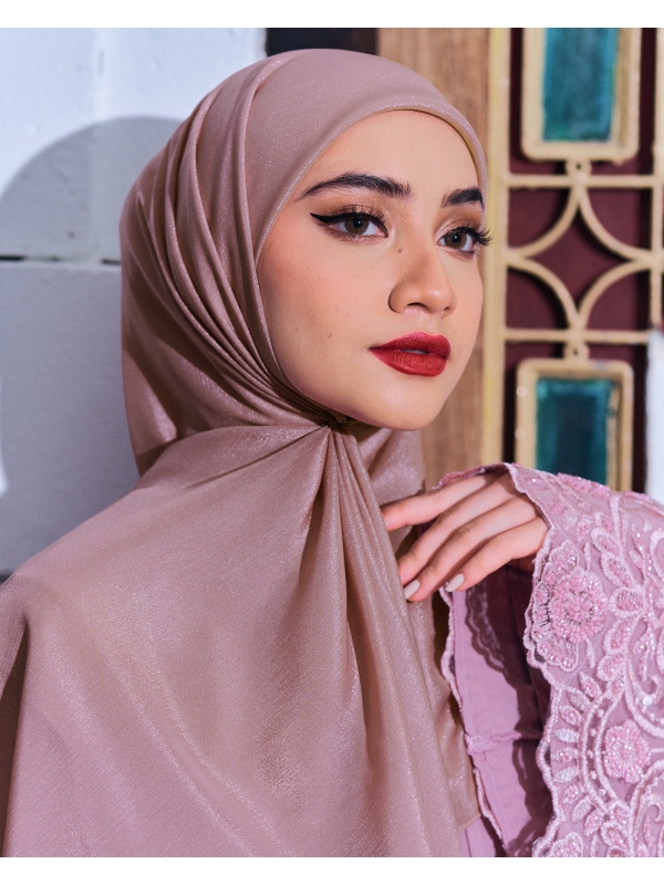 ALAYNA CHIFFON SQUARE - BLUSH