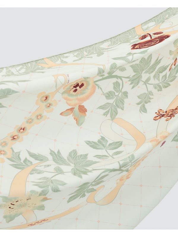 DISNEY X NAELOFAR - ALICE IN WONDERLAND SHAWL - DUSTY GREEN