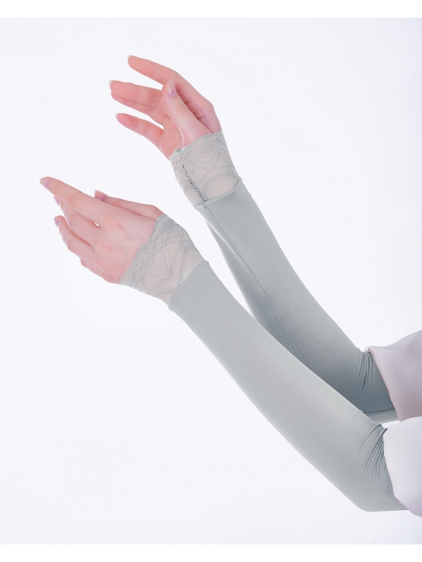 NWEAR AURA LACE HAND SOCKS - ASH GREY