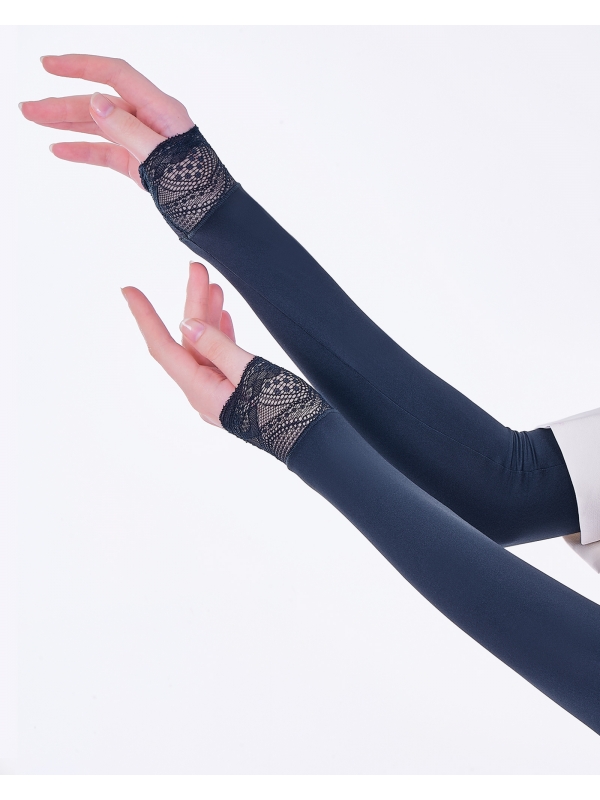 NWEAR AURA LACE HAND SOCKS - MIDNIGHT BLUE