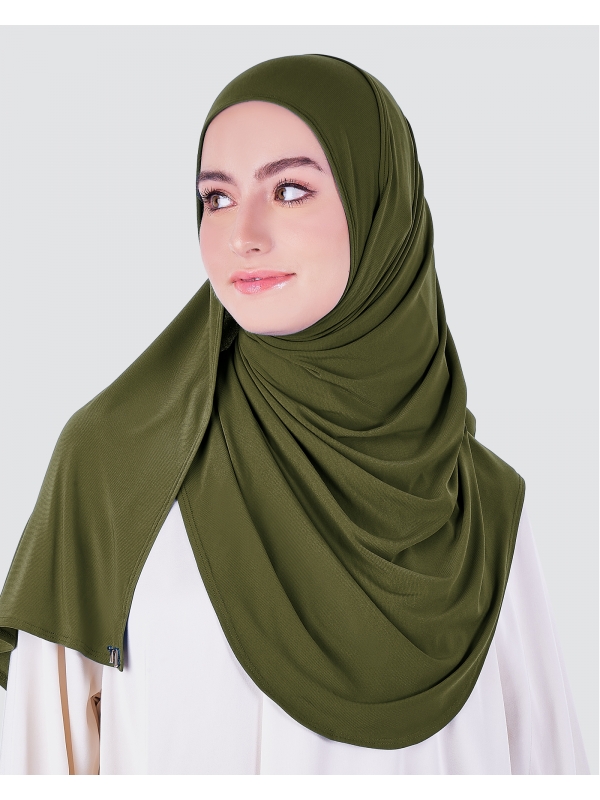 BABES PLAIN SEMI-INSTANT - DUSTY OLIVE