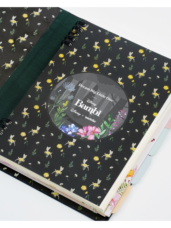 DISNEY X NAELOFAR BAMBI JOURNAL - BLACK