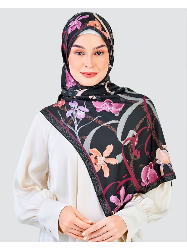 BUNGA SHAWL - BLACK