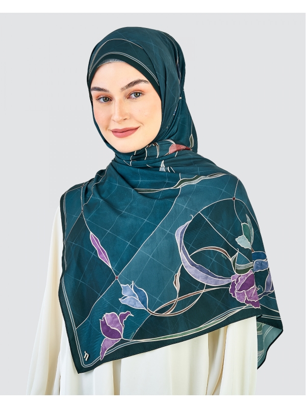 CAHAYA KRISTAL SHAWL - ATLANTIC