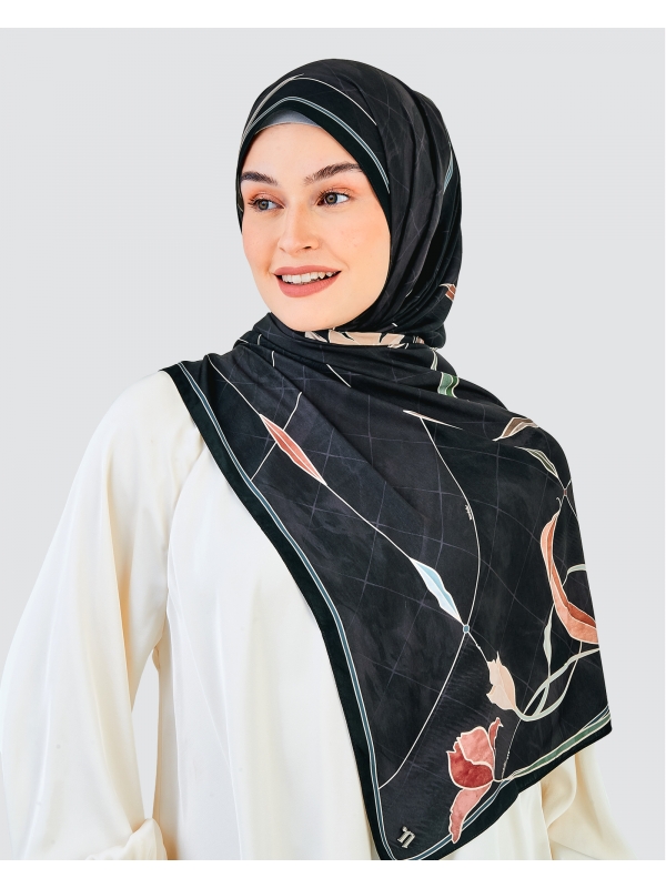 CAHAYA KRISTAL SHAWL - BLACK