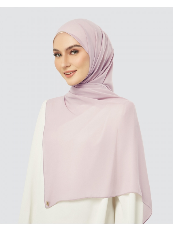 CLOUD CHIFFON SHAWL - BOUGAINVILLEA