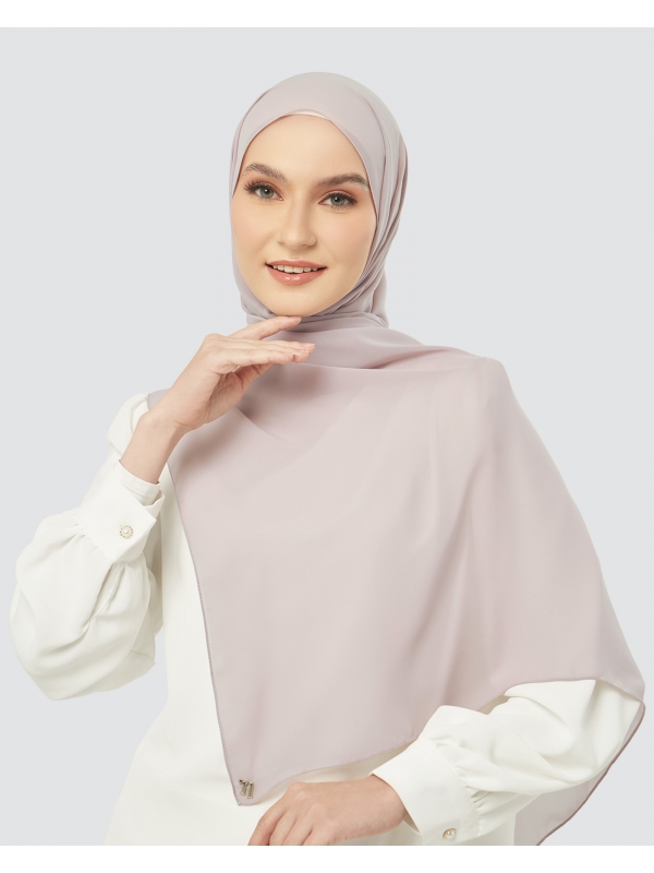 CLOUD CHIFFON SHAWL - MAUVE