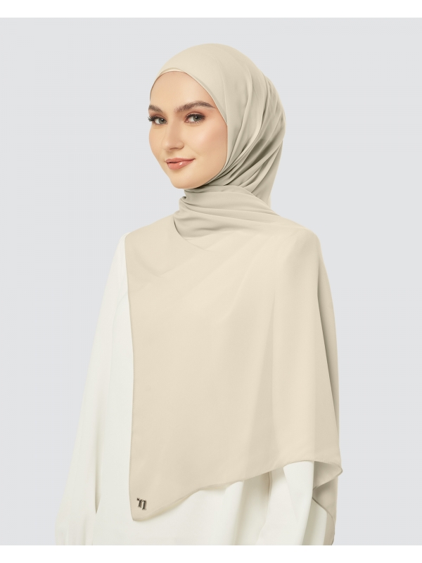 CLOUD CHIFFON SHAWL - MOONSTONE