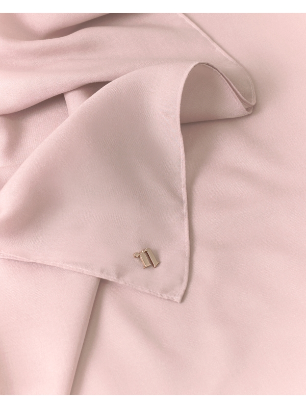 COTTON VOILE SQUARE - BLOSSOM PINK
