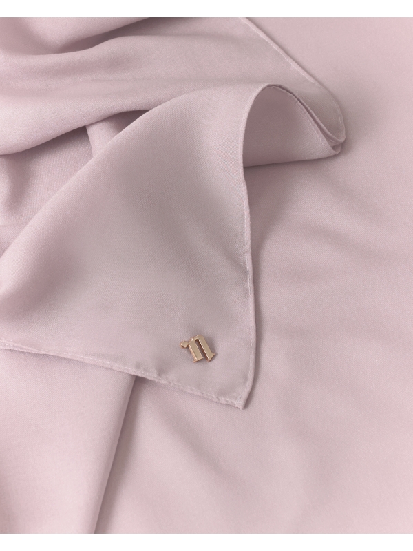 COTTON VOILE SQUARE - LILAC MAUVE