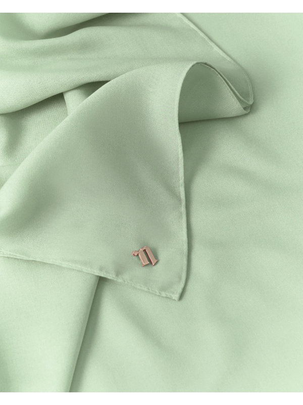 COTTON VOILE SQUARE - SAGE