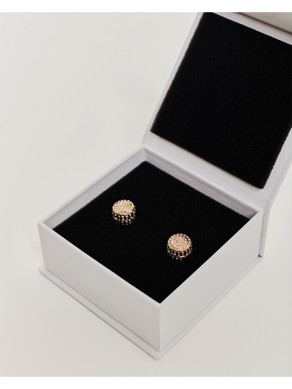 CRYSTAL MAGNETIC PIN - GOLD