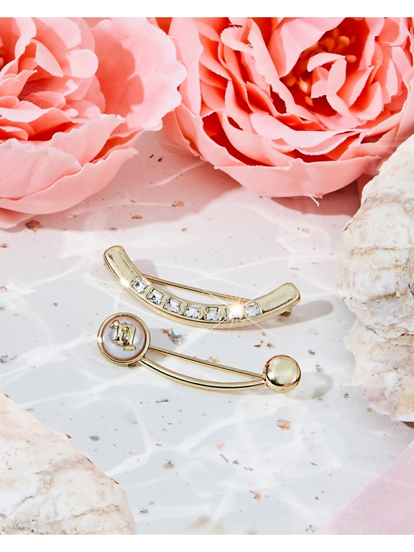 CURVED BROOCH PIN SET