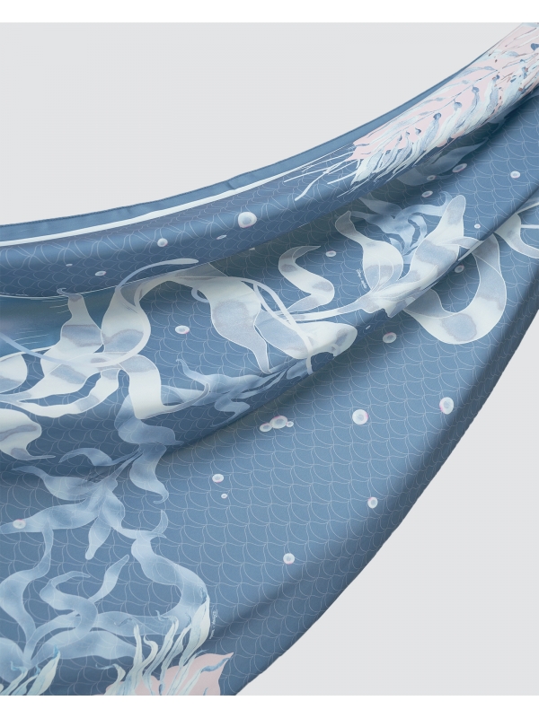 DISNEY X NAELOFAR - THE LITTLE MERMAID SHAWL - BLUE