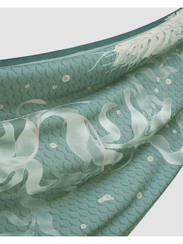 DISNEY X NAELOFAR - THE LITTLE MERMAID SHAWL - GREEN