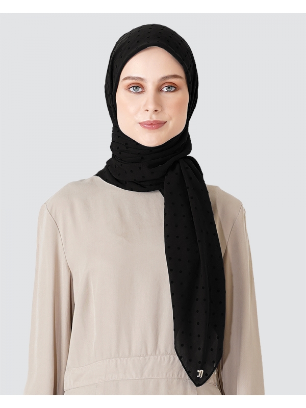 DOTTED SQUARE - BLACK