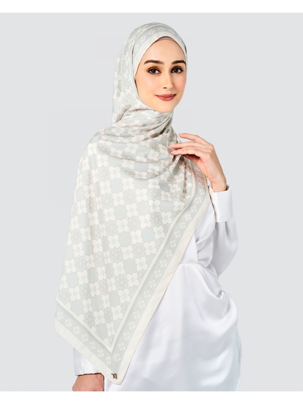 ECHO GEOMETRIC SHAWL - MYSTIC