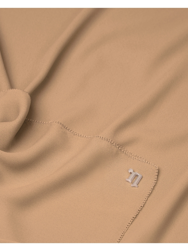 EILA CHIFFON SHAWL - LIGHT NUDE