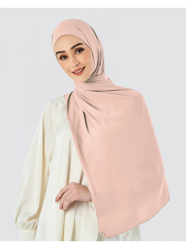 EILA CHIFFON SHAWL - MELON