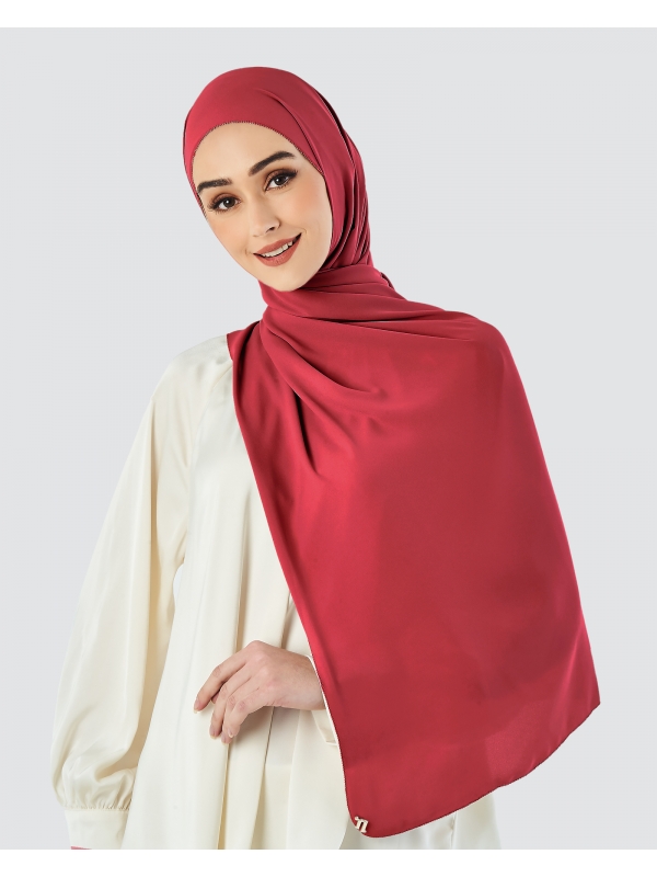 EILA CHIFFON SHAWL - ROSE