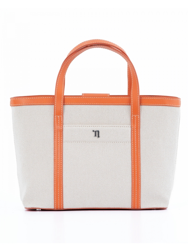 EVERYDAY TOTE BAG - PETITE CANVAS EDITION - ORANGE