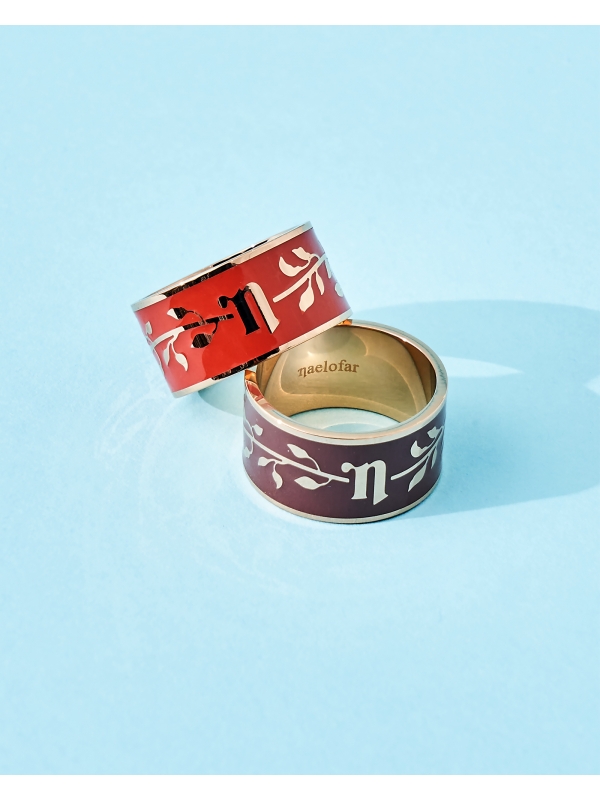FLORAL HIJAB RING - AUTUMN