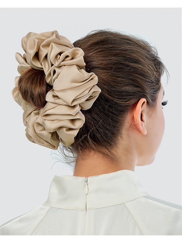 FLUFF SATIN SCRUNCHY - SET OF 2