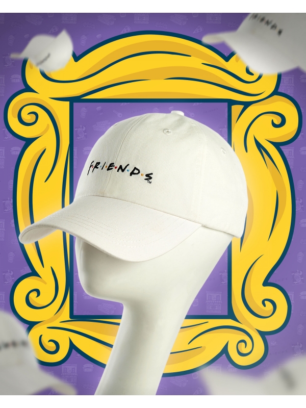 FRIENDS X NAELOFAR THE CAP - WHITE