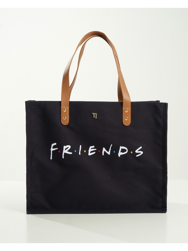FRIENDS X NAELOFAR THE ICONIC BAG - BLACK