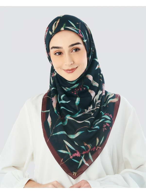 GRACE COTTON VOILE SQUARE - TWILIGHT