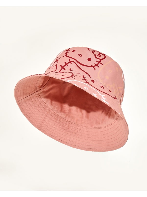 HELLO KITTY X NAELOFAR REVERSIBLE BUCKET HAT - SUGAR