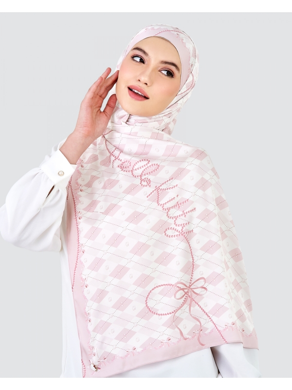 HELLO KITTY X NAELOFAR SHAWL - MILKSHAKE