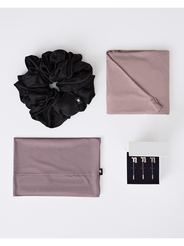FIRST HIJAB KIT - SOPHIA - MEDIUM DUSTY PINK-RED